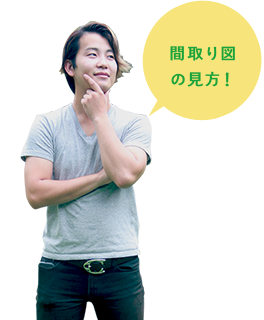 間取り図の見方